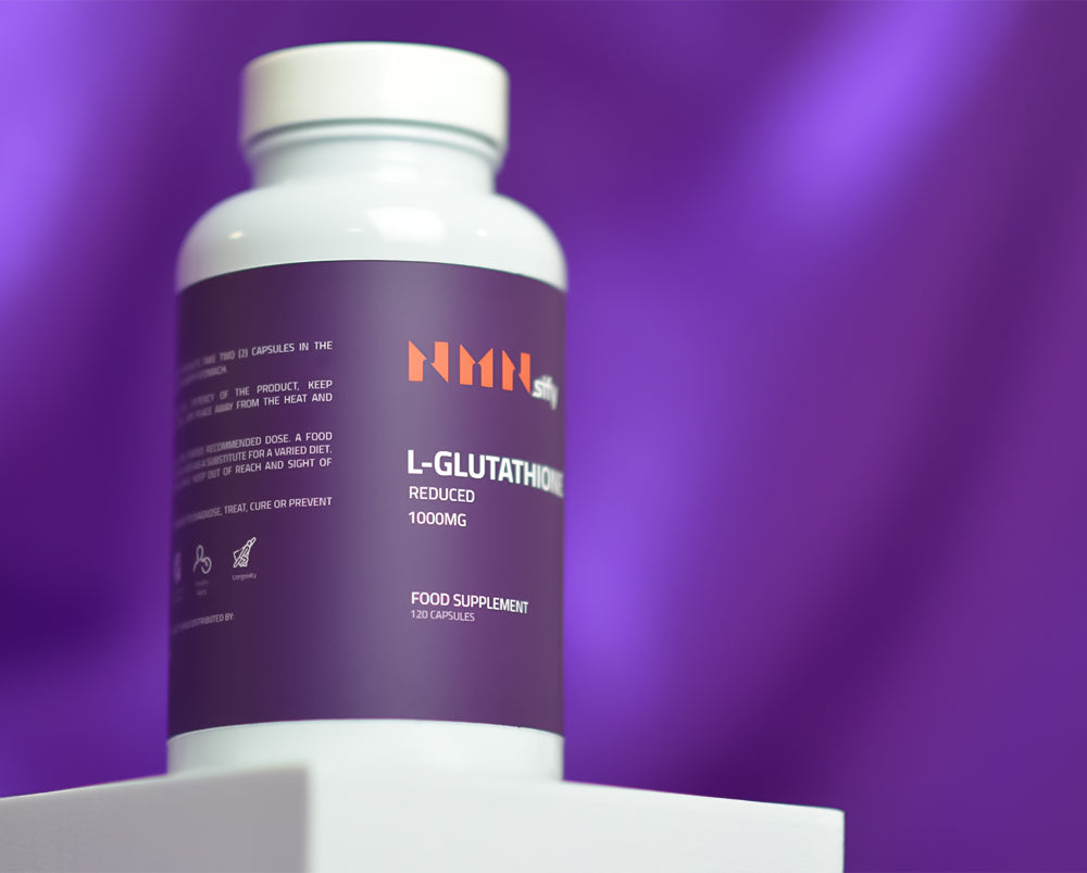 nmnsify-Glutathione-1000mg-bottle-close-purple-background