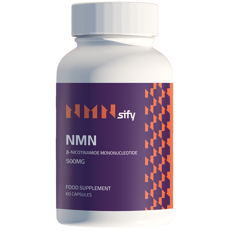 NMNsify-Nicotinamide-Mononucleotide-NMN-supplement-NMN-NMN-supplement-UK-500mg-bottle-no-additives-60-capsules-no-background